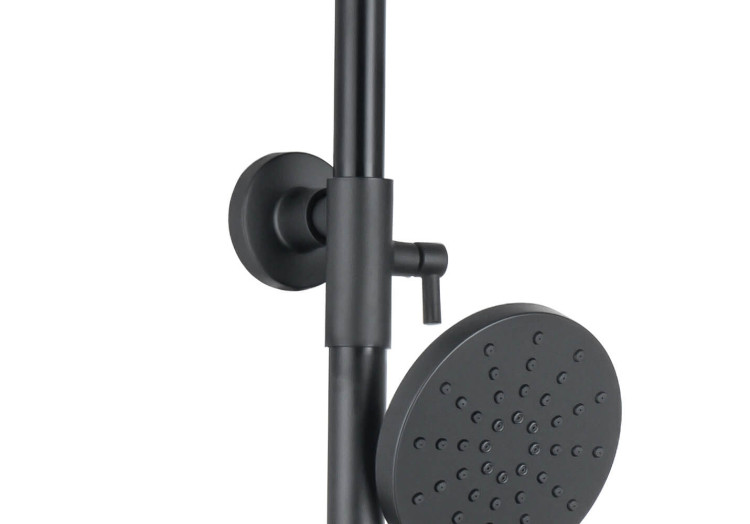 Душевая система 3jet 250мм Aquatek, матовый черный AQ2040MB