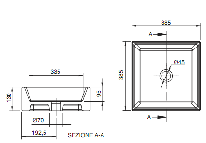Раковина Scarabeo Teorema   8031-40