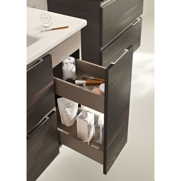 Тумба под раковину Jacob Delafon Soprano 96 подвесная 3 ящика