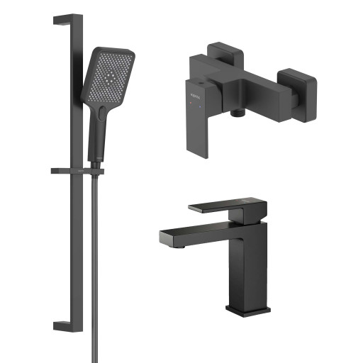 Душевой комплект наружного монтажа Aquatek ЛИБРА AQ1631MB