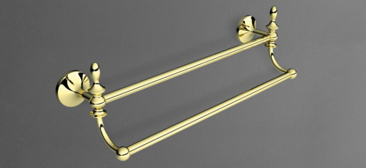 Полотенцедержатель двойной подвесной 60 см ART&MAX AM-E-4248-Br