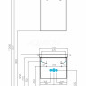 Тумба под раковину Aquaton Асти 55 белый/ясень шимо 1A263101AXD70