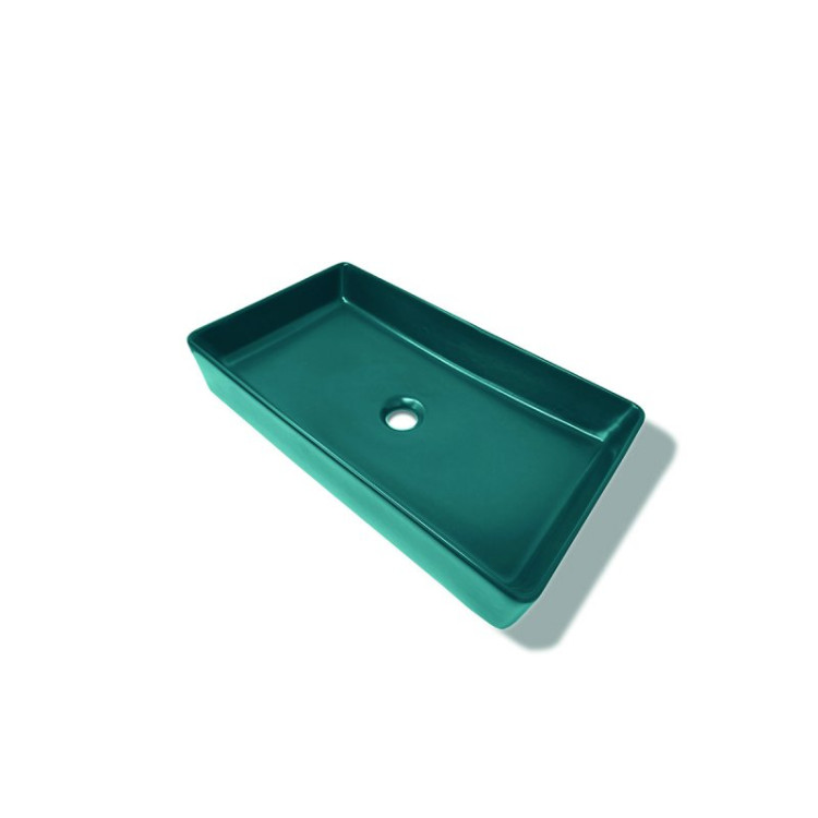 Раковина керамическая накладная 62x36x11 Cezares 50335