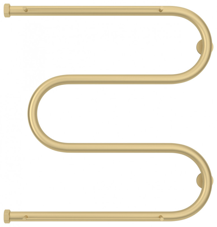 Полотенцесушитель водяной Сунержа М-образный 2 полки+ 600х600 Матовая шампань