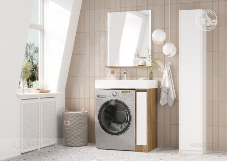 Тумба под раковину AQUATON Лондри 20 Дуб Кантри без фасада 1A267101LHDY0