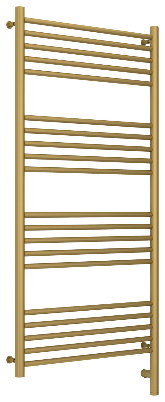 Полотенцесушитель электрический Сунержа Богема 3.0 прямая 1200х600 МЭМ правый Матовое золото