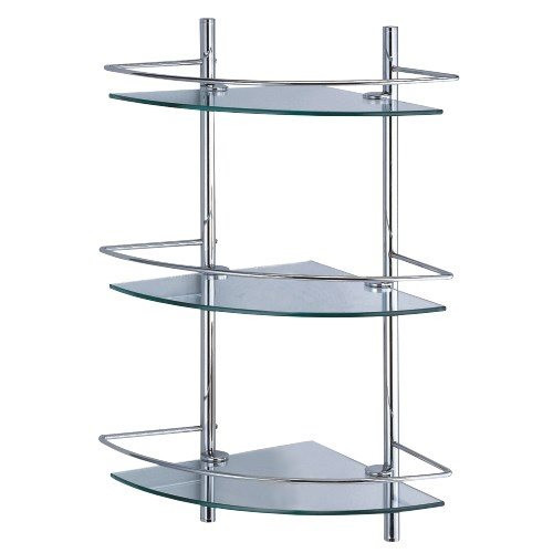 WasserKRAFT K-3133 Полка стеклянная тройная