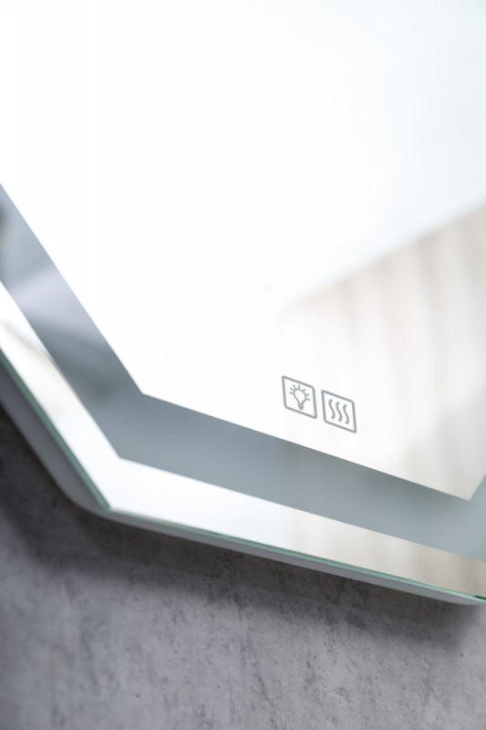 Зеркало с встроенным светильником и сенсорным выключателем, 12W, 220-240V BelBagno SPC-OTT-1000-800-LED-TCH