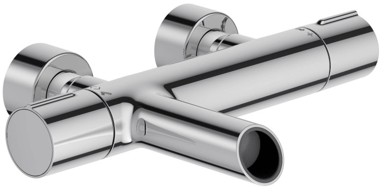 Термостатический настенный смеситель для ванны/душа Jacob Delafon TOOBI E8992-CP