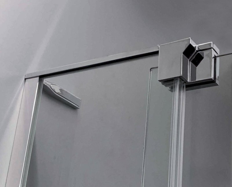 Душевой уголок SLIDER-A-2 Cezares SLIDER-A-2-80/90-GRIGIO-NERO