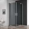 Душевой уголок SLIDER-A-2 Cezares SLIDER-A-2-80/90-GRIGIO-NERO
