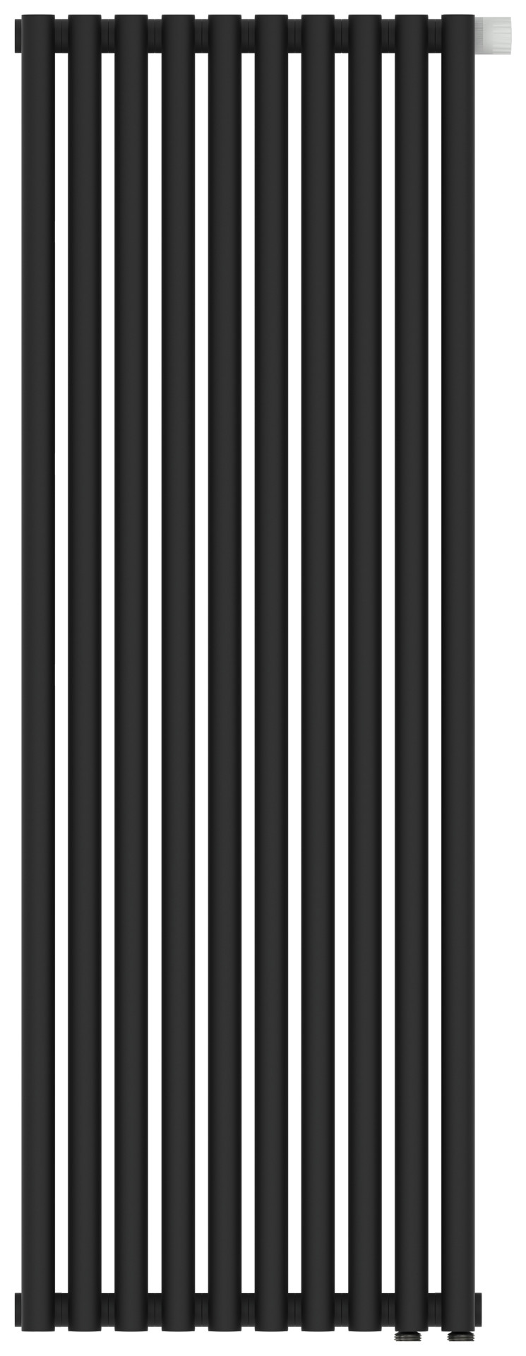 Отопительный радиатор Сунержа Эстет-11 EU50 1200х450 10 секций Тёмный титан муар