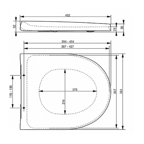 Сиденье для унитаза Toto CF Series VC130