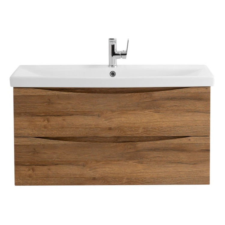 База под раковину подвесная с двумя выкатными ящиками, 868x440x500 BelBagno MARINO-CER-900-2C-SO-RR-P