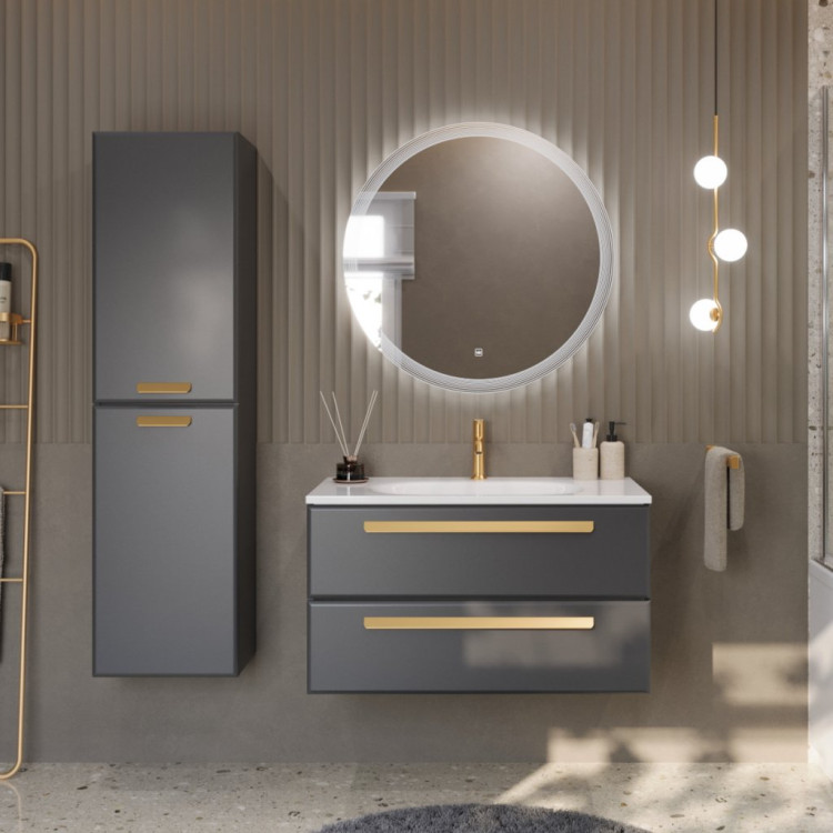 Мебельная ручка ECO (60 см) для базы ECO размером 90 и 120 см 1 штука Cezares RS156SG.3/512