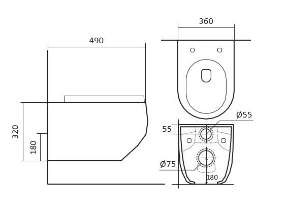 Комплект унитаз + инсталляция Aquatek SET AQUATEK ЕВРОПА T KDI15