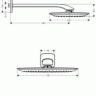 Верхний душ Hansgrohe Raindance Е 25 27370000