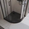 Поддон из искусственного мрамора,белый BelBagno TRAY-MR-UNO-R-80-550-35-W-BO