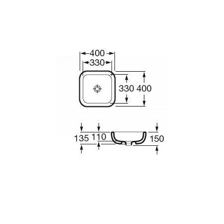 Раковина Roca Khroma 40 327654000