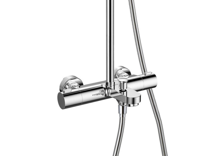 Термостатическая душевая система 3jet 260мм Aquatek AQ2043CR