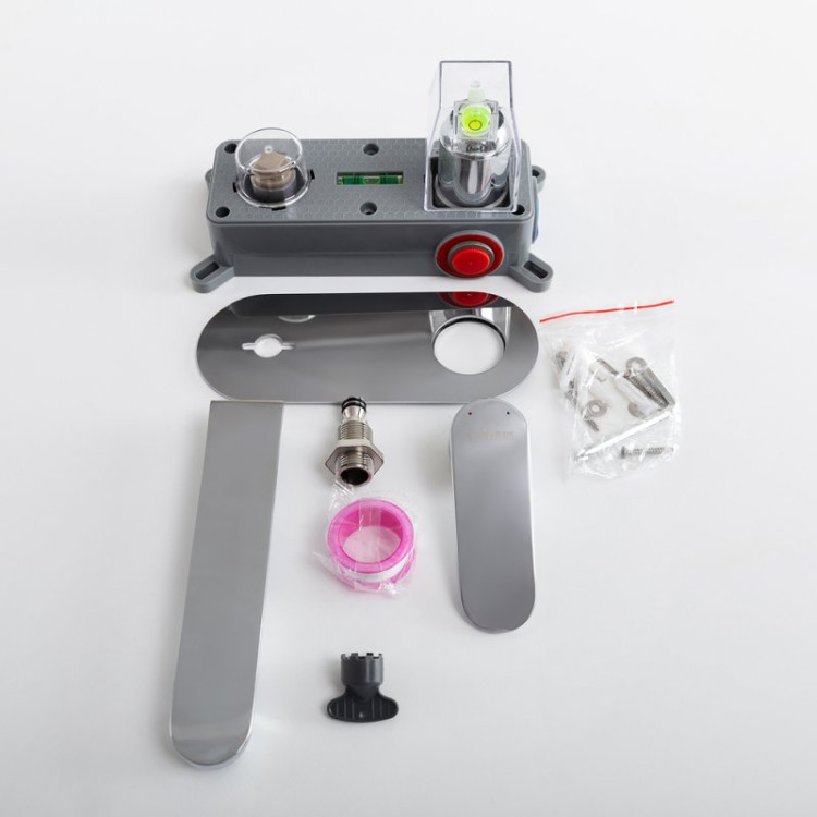 Смеситель для раковины встраиваемый с внутренней частью, без донного клапана Cezares STYLUS-BLI1-01-W0