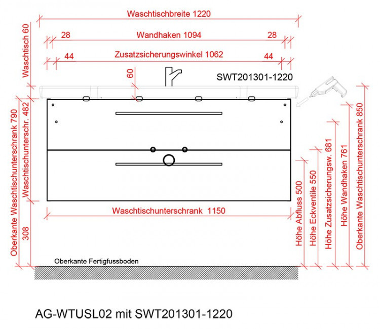 Тумба под раковину Pelipal Solitaire 6005 122
