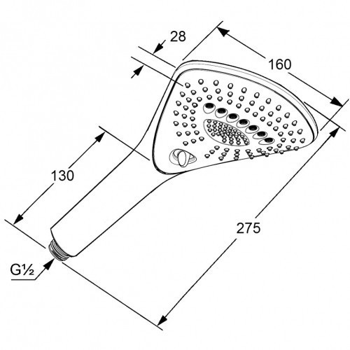 Ручной душ Kludi Fizz 6770005-00