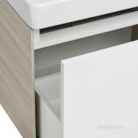 Тумба под раковину Aquaton Асти 70 белый/ясень шимо 1A263001AXD70