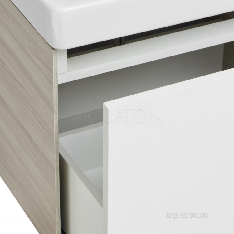 Тумба под раковину Aquaton Асти 70 белый/ясень шимо 1A263001AXD70
