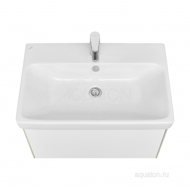 Тумба под раковину Aquaton Асти 70 белый/ясень шимо 1A263001AXD70