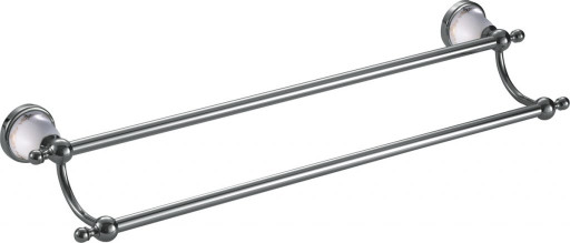 Полотенцедержатель двойной подвесной ART&amp;MAX AM-F-5510-Cr