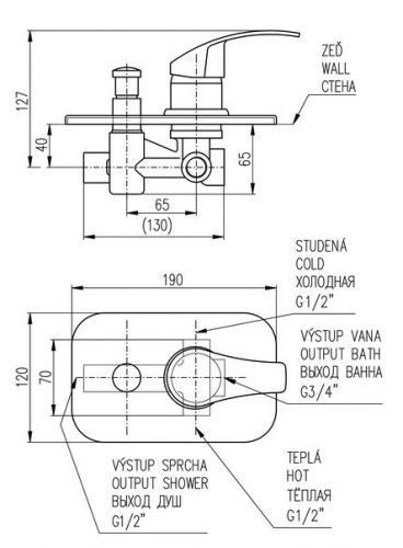 Смеситель Rav Slezak Kongo K086