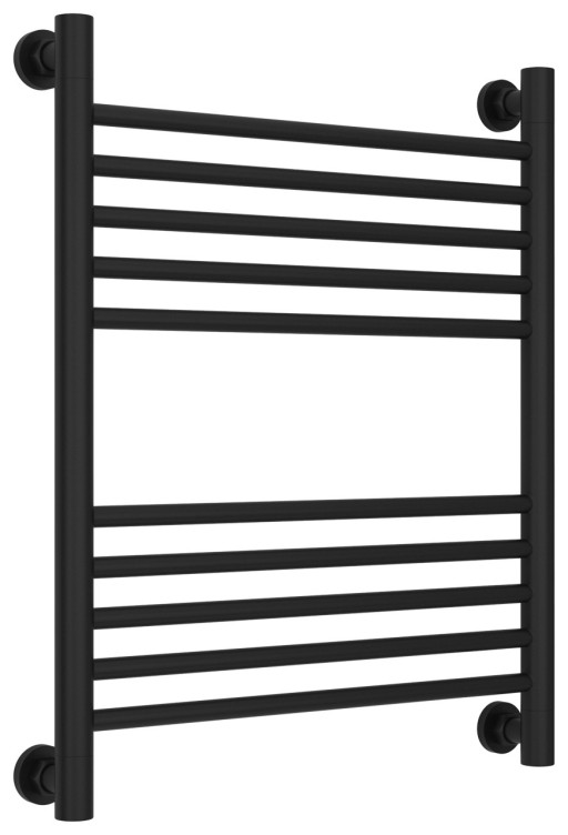 Полотенцесушитель водяной Сунержа Богема+ прямая 600х500 Матовый чёрный