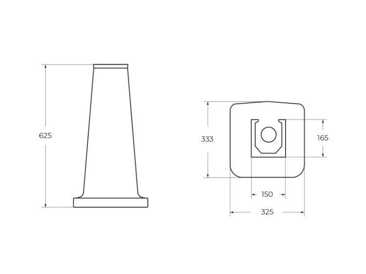 Чаша раковины BelBagno BB115L