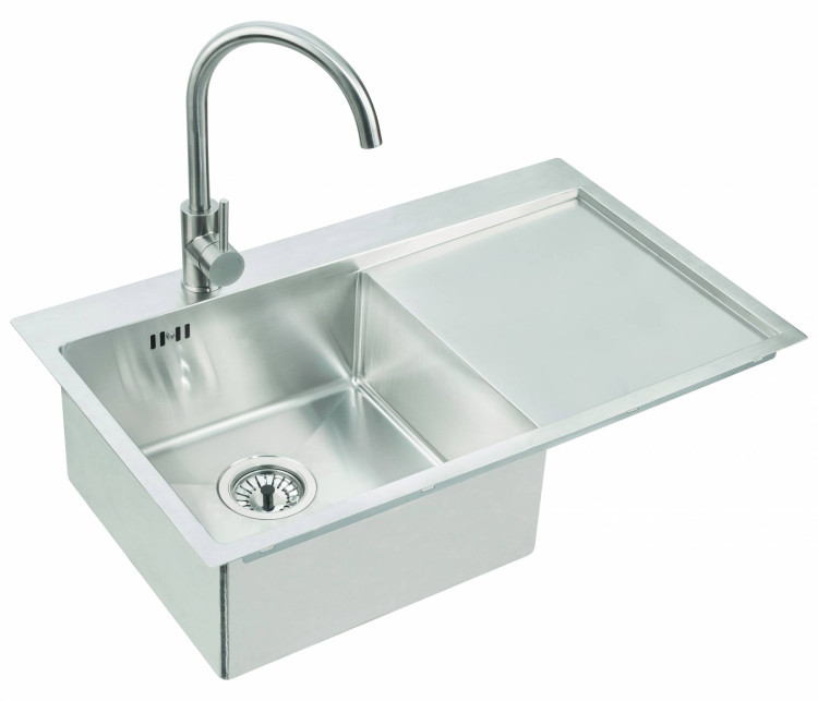 Мойка QUARTO 30 BRS-90 780х480 в комплекте с сифоном 1130551,