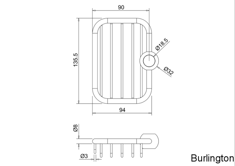 Мыльница - решётка [V23]