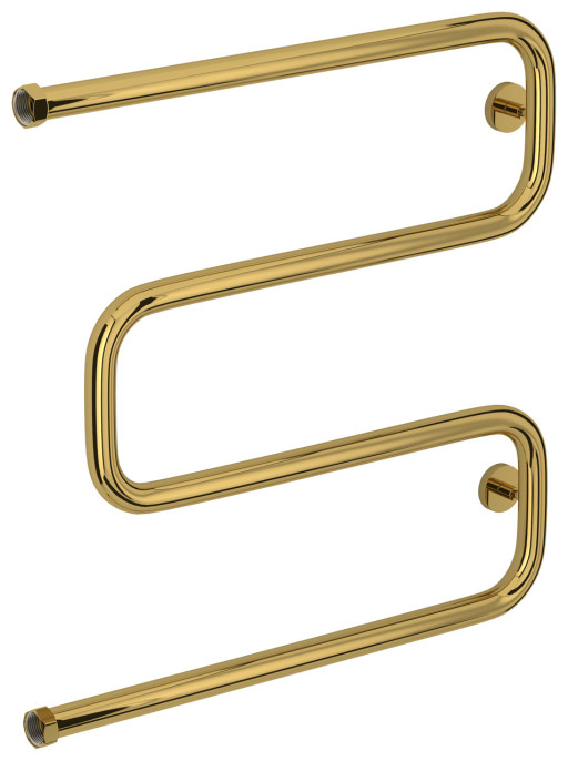 Полотенцесушитель водяной Сунержа Ш-образный 600х600 Золото