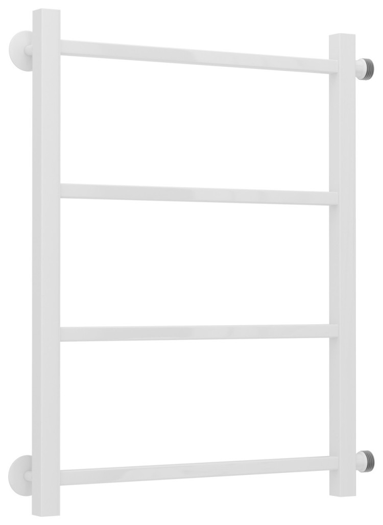Полотенцесушитель водяной Стилье Версия-КБ 600х500 (4) П 20х20 Белый