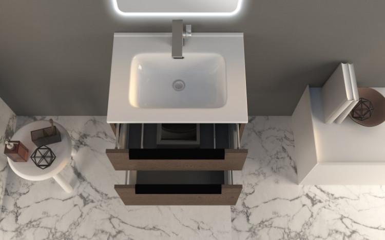 Раковина из искусственного мрамора, 75x46 Cezares 50169