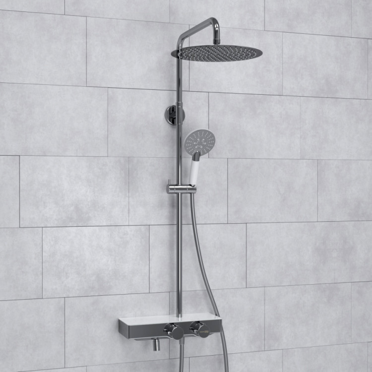 WasserKRAFT A113.116.058.CH Thermo Душевой комплект с термостатическим смесителем