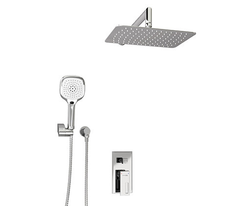WasserKRAFT A16069 Встраиваемый комплект для душа с верхней душевой насадкой и лейкой