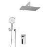 WasserKRAFT A16069 Встраиваемый комплект для душа с верхней душевой насадкой и лейкой