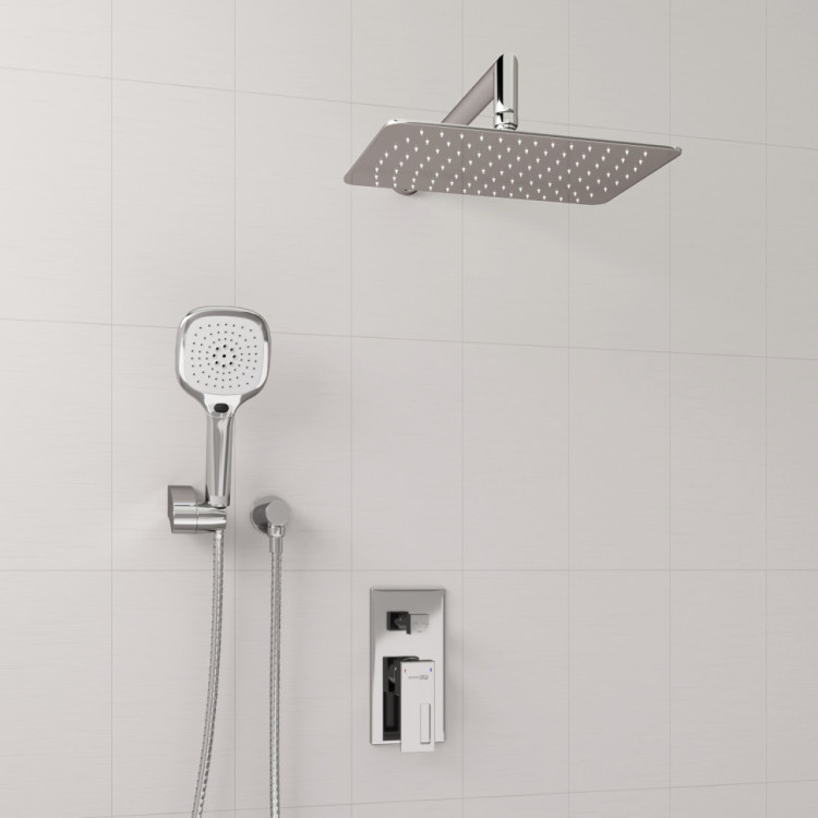 WasserKRAFT A16069 Встраиваемый комплект для душа с верхней душевой насадкой и лейкой