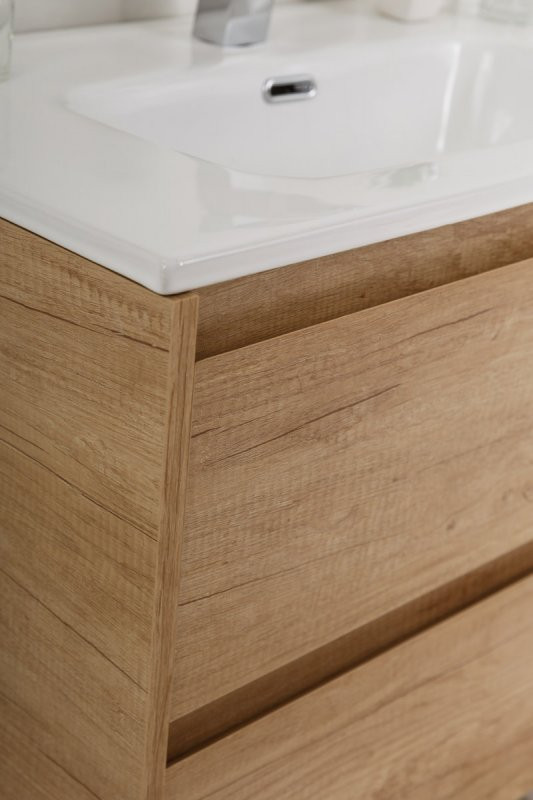 База под раковину подвесная с двумя выкатными ящиками BelBagno KRAFT 39-500/390-2C-SO-RNN