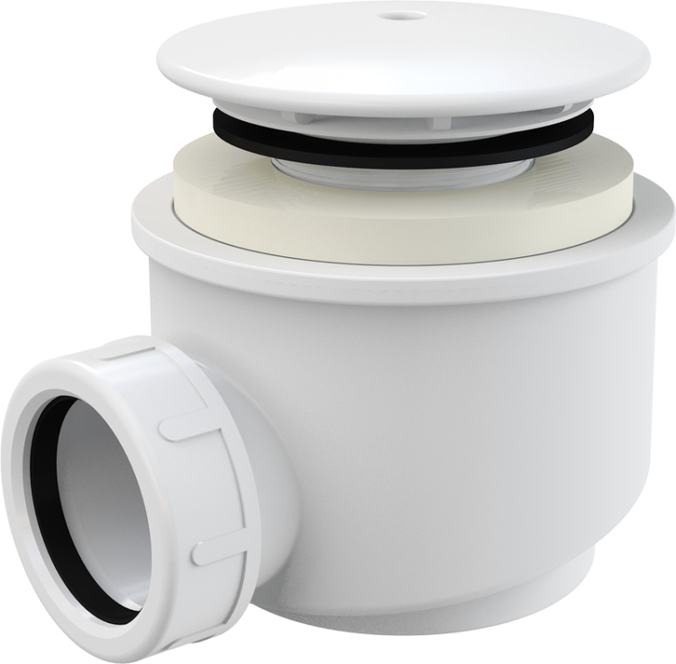 Сифон для душевого поддона, белый Alcadrain A47B-60