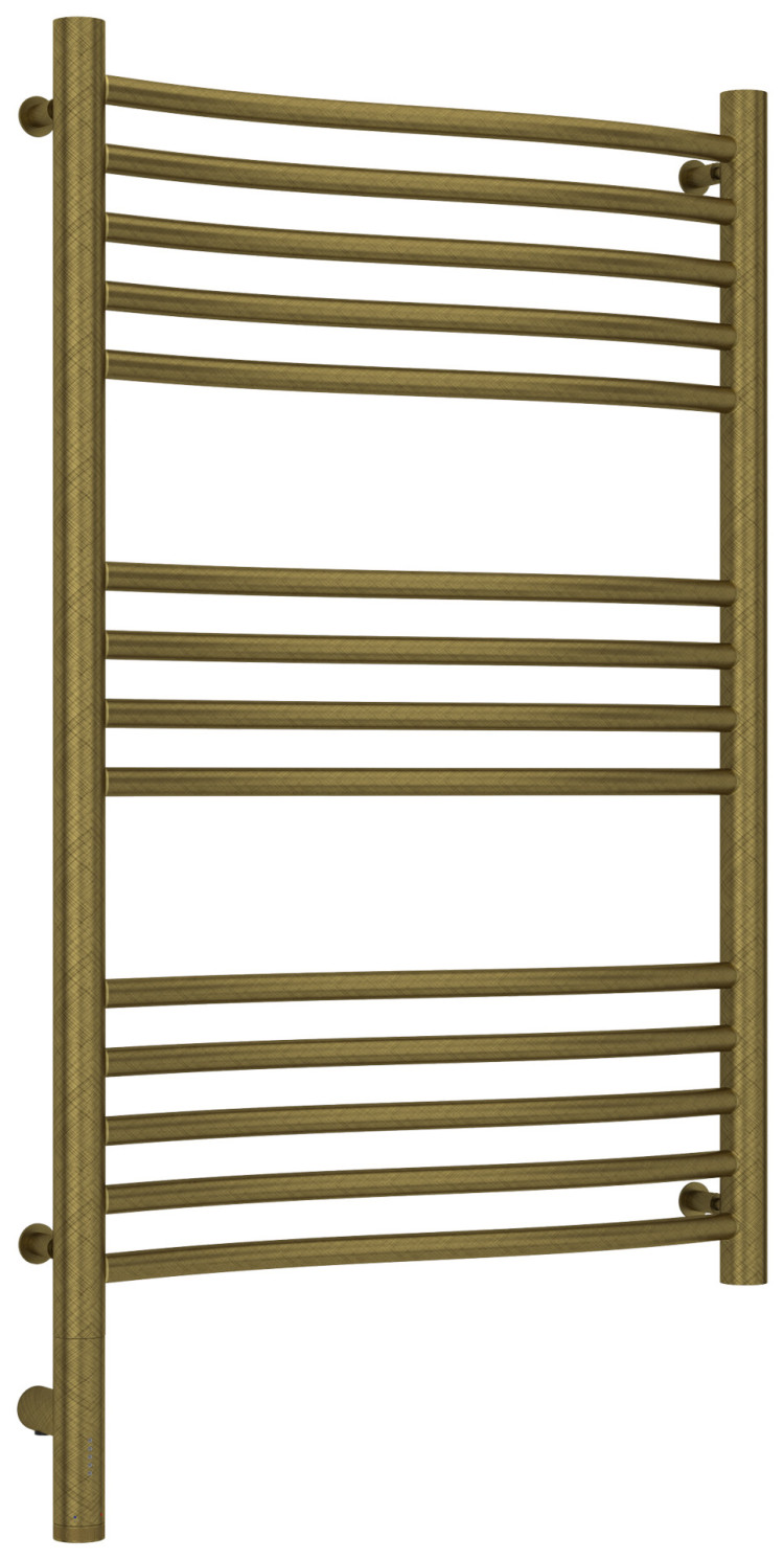 Полотенцесушитель электрический Сунержа Флюид 3.0 800х500 МЭМ левый Состаренная бронза