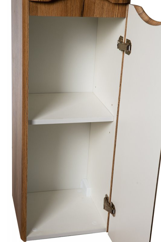 Шкаф подвесной, с двумя распашными дверцами с доводчиками, две полки внутри, универсальная сторонность Cezares ACQUA-1600-2A-SC-RR-P