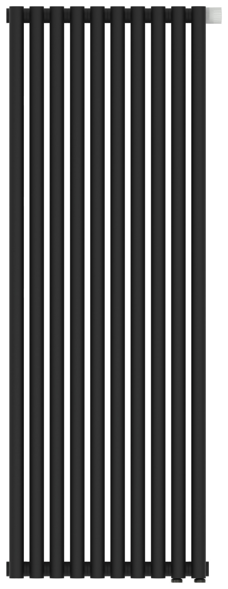 Отопительный радиатор Сунержа Эстет-00 EU50 1200х450 10 секций Тёмный титан муар