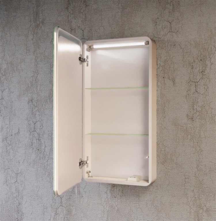 Зеркальный шкаф Raval Pure 45 с подсветкой