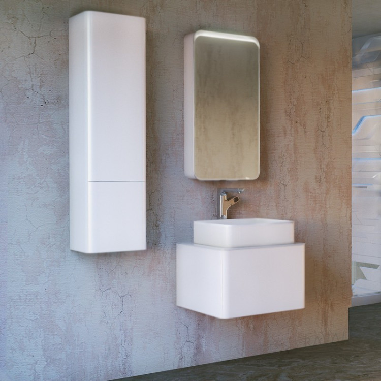 Зеркальный шкаф Raval Pure 45 с подсветкой